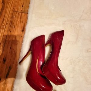Red heels jessica Simpson red platform